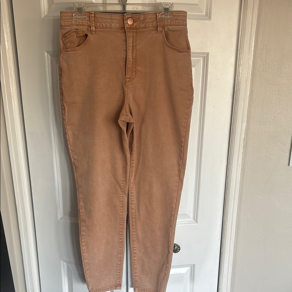 KNOX ROSE Women's Tan Jeans, Size 10
